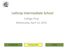 Lathrop Intermediate School - Santa Ana Unified School