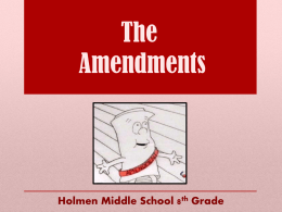 Memorizing Amendments: Made Easy