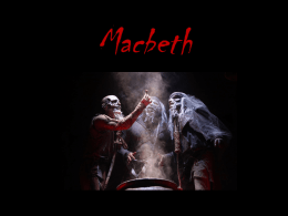 Macbeth Vocabulary Words