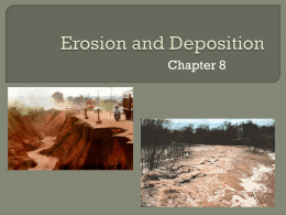 Water Erosion and Deposition