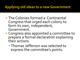 Unit 1: Foundations of American Government