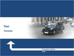 Taxi template - Presentation Magazine