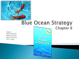 Blue Ocean Strategy Chapter 8