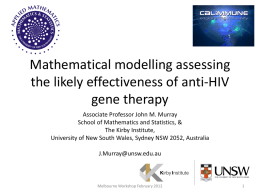 Mathematical modelling assessing the likely effectiveness