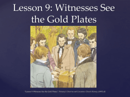 Lesson 38: Peace among the Nephites