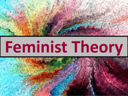 Feminist Theory - Deer Valley Unified School District