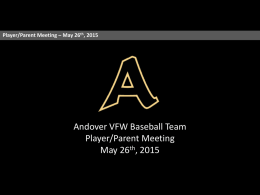 Andover VFW Baseball Team