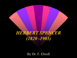 HERBERT SPENCER (1820