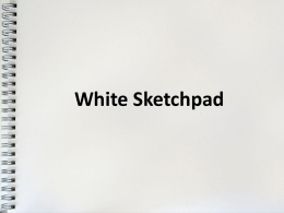White Sketchpad PowerPoint Presentation