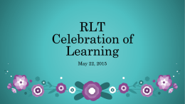 RLTCelebration of Learning
