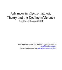 Advances in Electromagnetic Theory