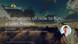 Observations on How to Run a Sales Process