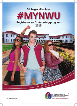 MyNWU 2015 Gids - North