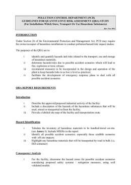 POLLUTION CONTROL DEPARTMENT (PCD) GUIDELINES FOR