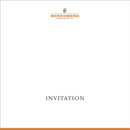 INVITATION - Berenberg