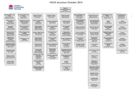 FACS organisational chart - Family and Community Services