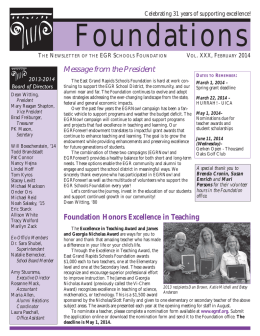 February 2014 - East Grand Rapids Schools Foundation