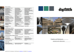Projekte und Referenzen projects and references
