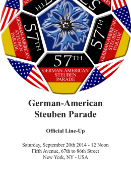 54th Annual - German-American Steuben Parade