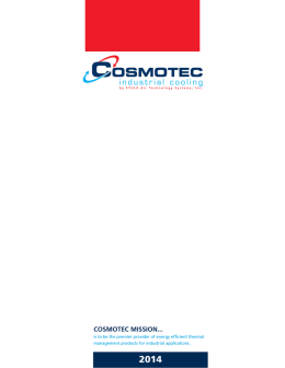 Cosmotec Filter Fans - COSMOTEC USA - stulz