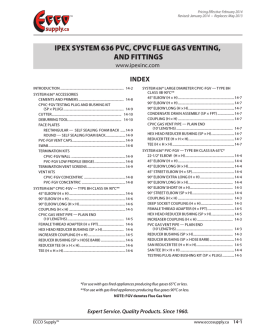 IPEX System 636 PVC_CPVC FGV and Fittings