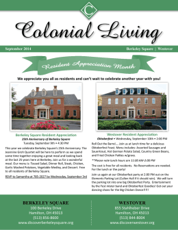 Berkeley Square - Westover Retirement Community