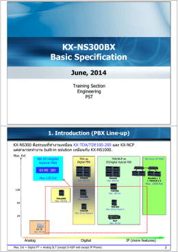 KX-NS300BX Basic Specification