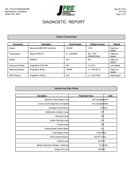 DIAGNOSTIC REPORT