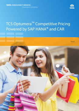 TCS SAP Optumera Competitive Pricing Solution Brochure_111114