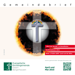April und Mai 2015 - Evangelische Kirche im Rheinland