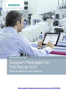 1 Support Packages für STEP 7