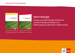 Markl Biologie