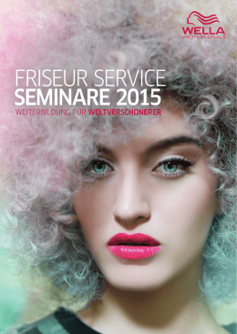 WELLA Seminar Planer 2015