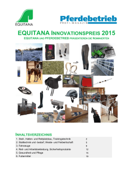 EQUITANA INNOVATIONSPREIS 2015