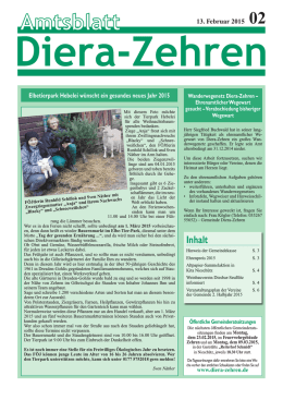 Amtsblatt 02/2015 - Diera