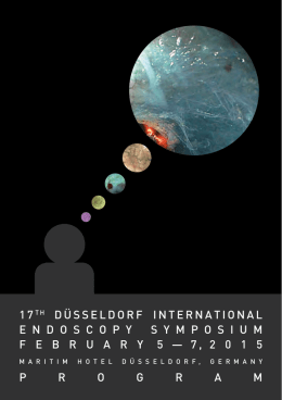 pdf - 17th Düsseldorf International Endoskopie Symposium
