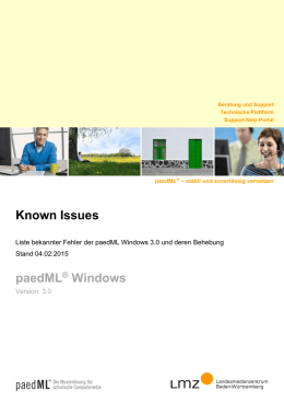paedML® Windows - Landesmedienzentrum Baden