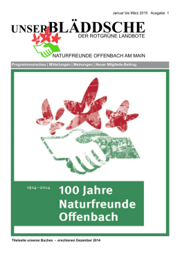 1.Qu. 2015 - Naturfreunde Offenbach