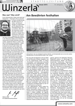 Stadtteilzeitung Januar 2015 - Jena Winzerla