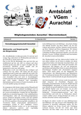 Amtsblatt als pdf - Aurachtal