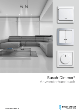 Busch-Dimmer® Anwenderhandbuch - Busch-Jaeger