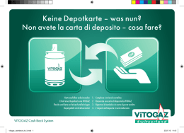 Keine Depotkarte – was nun? - VITOGAZ Switzerland
