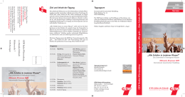 Info Wissen Service GEW Baden-Württemberg Tagungsreihe „Wie