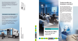 Broschüre Planerforum [PDF, 0,28 MB] - Phoenix Contact