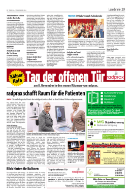 Radprax - Solinger Tageblatt