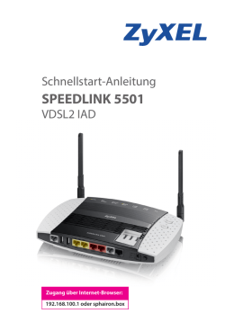 Schnellstart Speedlink - Telekom