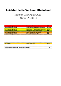 lvr rahmen-tp 2015 - Leichtathletik-Verband Rheinland e.V.