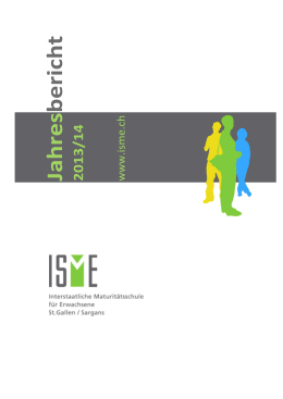 Jahresbericht - bei der ISME