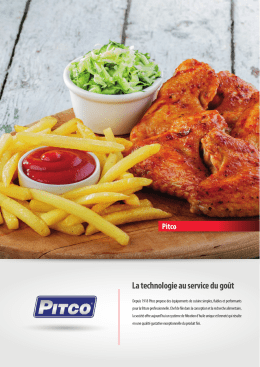 Catalogue Pitco - Iridis Groupe