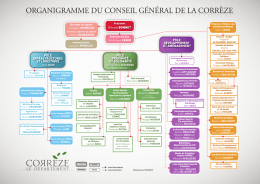 ORGANIGRAMME CG19_01-01-2015 - Conseil Général de la Corrèze